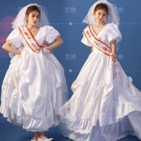 Платье+перчатка+вуаль+лента