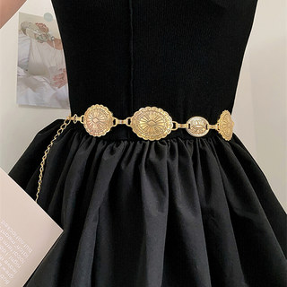 Belt for Women, Decorative Accessory for Dresses, High-End 2025 New Design, Niche Waist Accessory, Metal Waist Chain