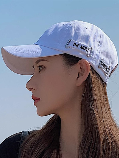 Baseball cap for women 2025 new peaked cap Korean style casual all-match hat women's face-showing small summer sun protection hat