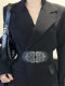 Belts for women with skirts, coats, suits and accessories, high-end elastic dress belts and girdle