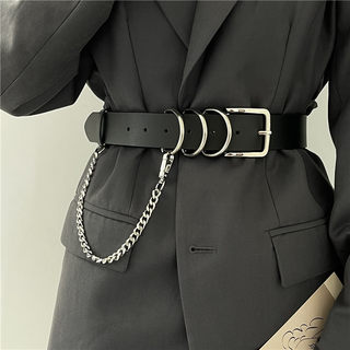 Women's Decorative Belt for Dresses 2025 New Style Waist Accessory High-End Versatile Punk Wide Belt Waist Cincher