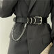Belt women's decoration with skirt 2025 new waist accessories high-end versatile punk wide belt waist belt