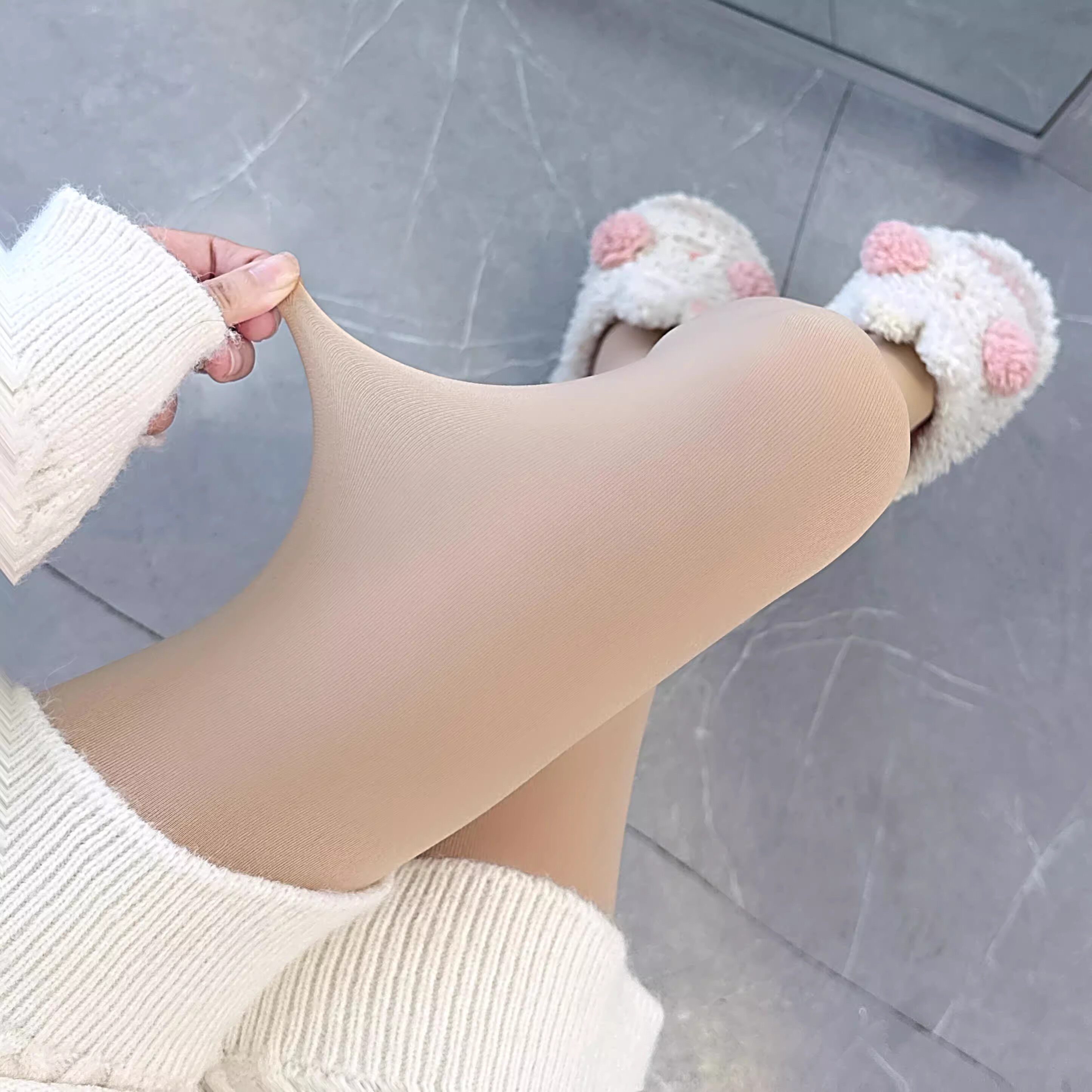 колготки / чулки дна 白丝袜女萝莉学生罗莉塔lolita袜子日系纯黑色jk制服纯欲风裤袜