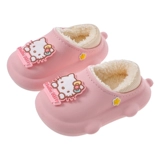 Детские тапочки, мультяшная удерживающая тепло детская зимняя обувь