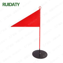 RUIDATY discus javelin shot put logo flag sports meeting logo flag iron pennant small red flag with base