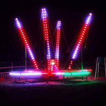 Piazza Childrens pleasure equipment Four colourful lanterns Trampoline Trampoline Steel Trampoline Trampoline Trampoline Elastic rope Jumping Bed