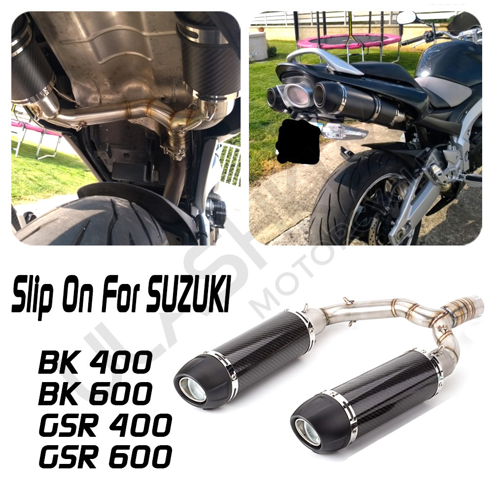 鈴木 GSR400 600 BK400 600 GSR BK 400 600 オートバイの排気管中間リンク接続 Mid チューブマフ バイク  サイレンサー オートバイ用排気管 ミドルリンクパイプアダプター モトスリップオン排気管 600 BN600 BJ600 TN  Amazon.co.jp: 中間パイプ スズキ GSR400 GSR600 BK400 ... オートバイ用排気マフラー に適合する GSR600 GSR-600 GSR 600 Gsr600 Gsr 600オートバイ排気マフラ