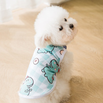 Ratea Cute Full Print Vest Summer Dogs Clothes Teddy Bib Bear Beaume Pets Spring Clothing Small Puppies Thin
