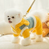 [Специальный распродажа] Одежда из тягового хлопка, зимняя одежда в стиле Тедди Бишон, померанский шпиц, одежда для кошек и собак, четвероногий осенне-зимний стиль