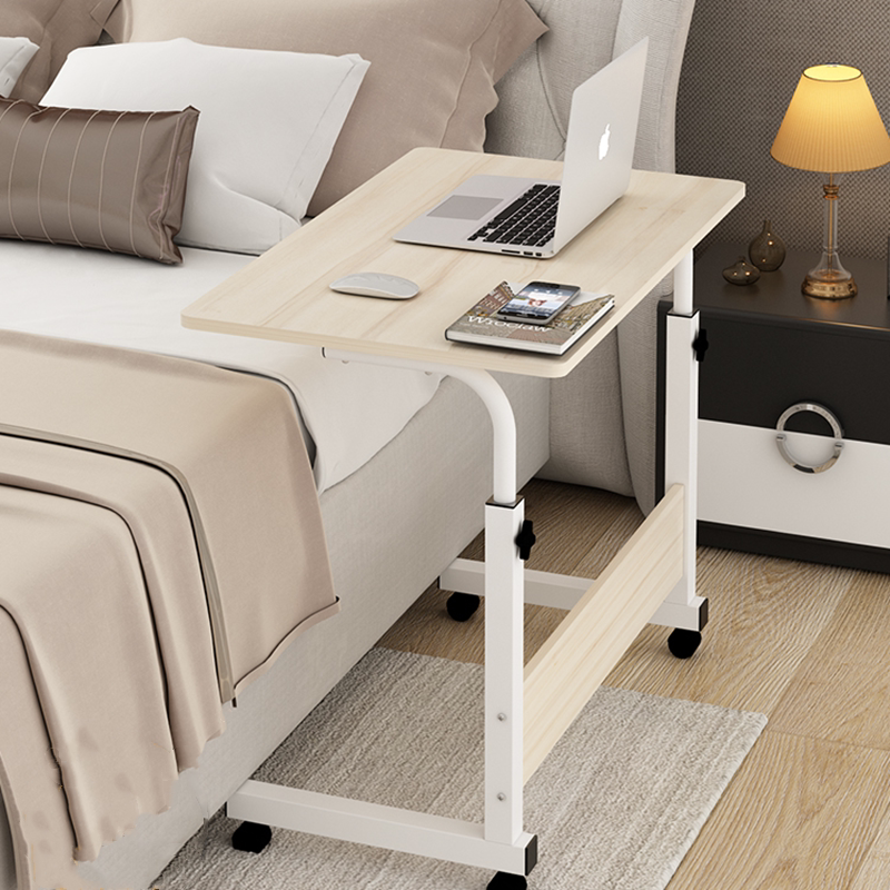 Creative side table removable small coffee table with wheels simple mini sofa small side table bedroom bedside lift bedside table