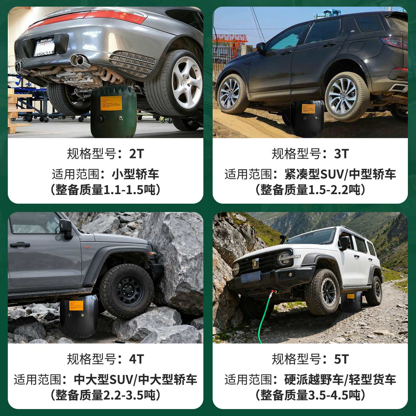 4吨气囊千斤顶：汽车脱困的救星