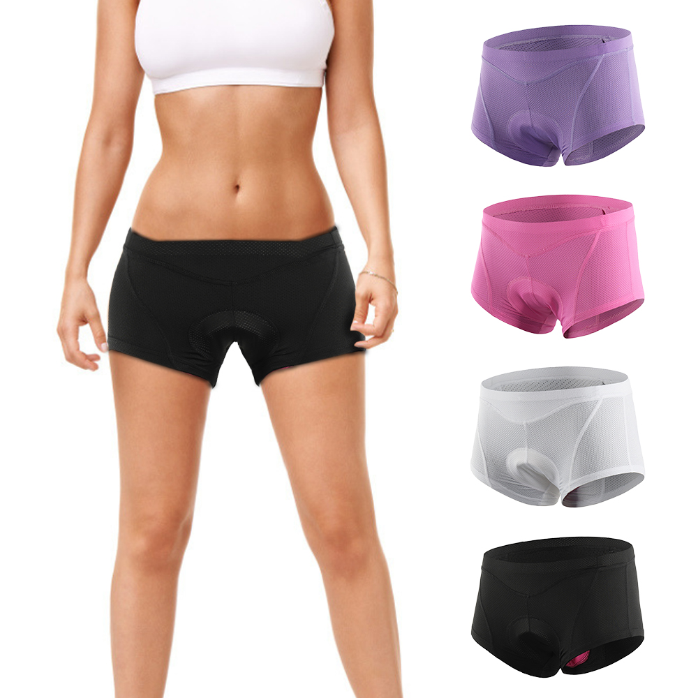Soft 3D Gel Padded Cycling Underwear Women Bike Bicycle Brie