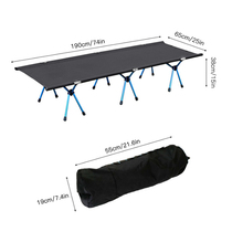 Camping Bed Single Person Outdoor Folding Cot Camping Cot Bé