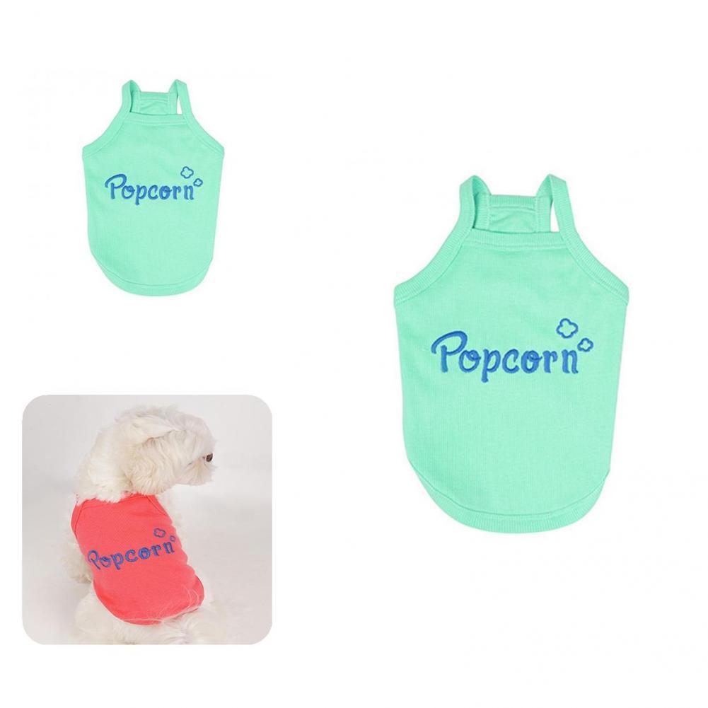 All-match Delicate Embroiery Pet Strap Vest Costume for