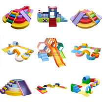 Childrens software climbing combination sensory training game Solitaire toy kindergarten honeycomb large slide in the morning classroom