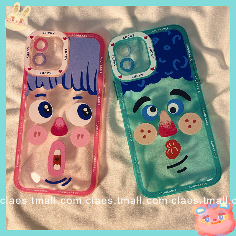 Net red fun cute to blame cartoons apply iPhone13 12promax Apple 11 mobile phone protection shell x xsxr female xsmax 7p anti-fall 8plu