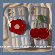 ins minimalist blue plaid apply iPhone12promax apple 11 phone shell 13 x xs xr female xsmax 7p anti-fall 8plus silicone gel