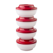 Tupperware 750ml gourmet bowl set refrigerated food sealed bowl snack box