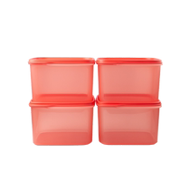 Special 100 hui Hui Hui Square Storage Box Suit 2 5Lx4 pieces cover MM dry goods preservation box moisture-proof and anti-insect 1753