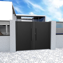 Iron Art Courtyard Gate Villa Gate stainless steel Minsleeping area Garden yard entrance door single open double primary and secondary door
