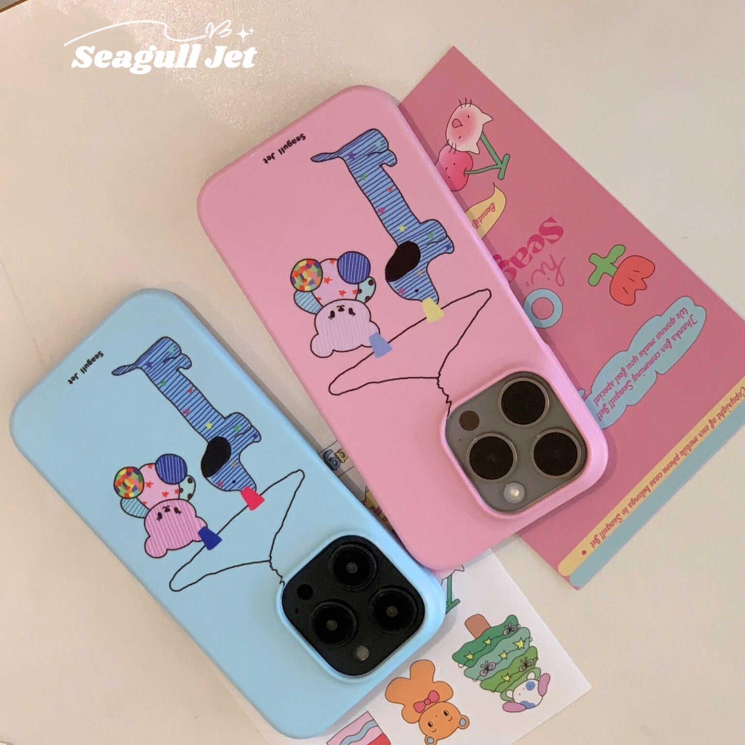 海鸥星球原创挂在衣架上的小狗和小熊菲林手机壳适用于17promax评价- 淘宝网