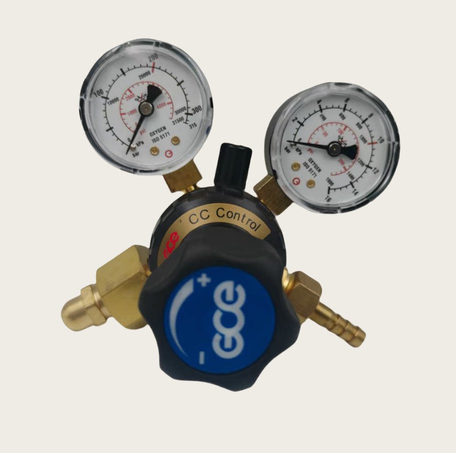 GCE进口0870241氧气减压器高压40L气瓶钢瓶减压阀G5/8氮气减压器