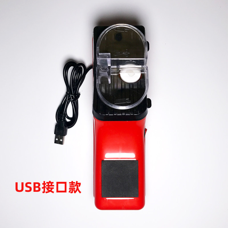 Home USB Small electric grinding knife Stone fully automatic grinding scissors Kitchen Kitchen Knife quick opening edge grinding machine