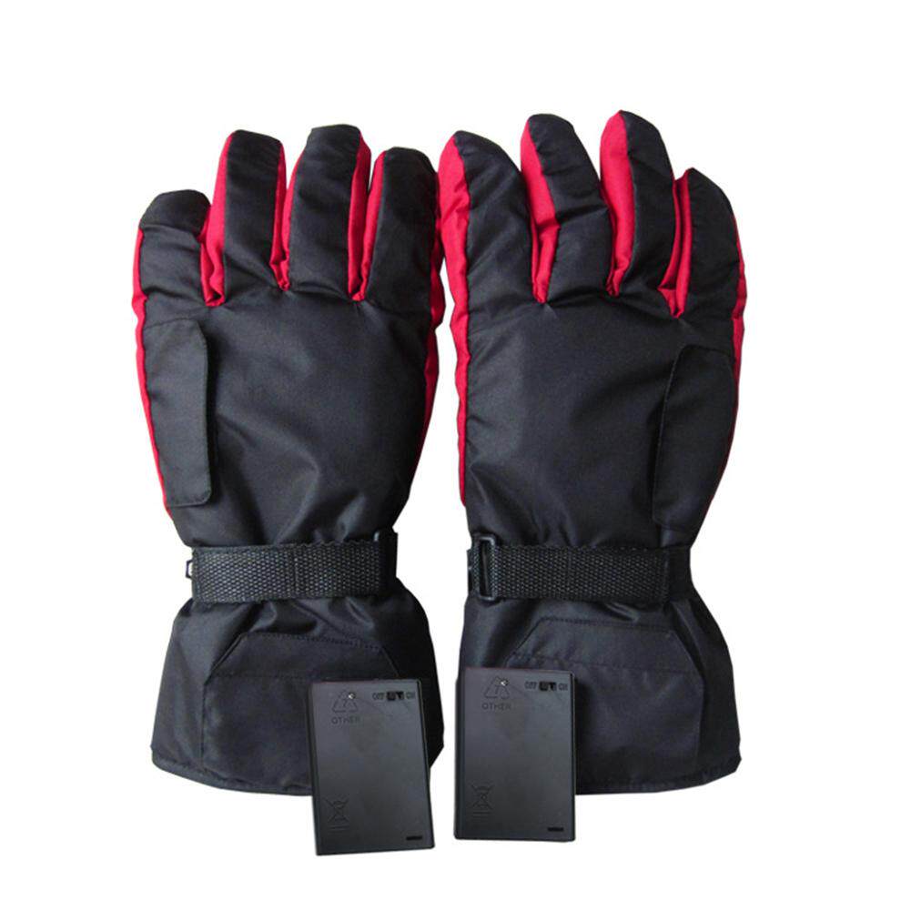 Safety Electric Heated Gloves Ski Warm Gloves Mittens