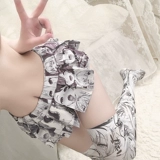 Tide, гольфы, весенние летние тонкие носки, осенние демисезонные высокие сапоги, по фигуре, средней длины