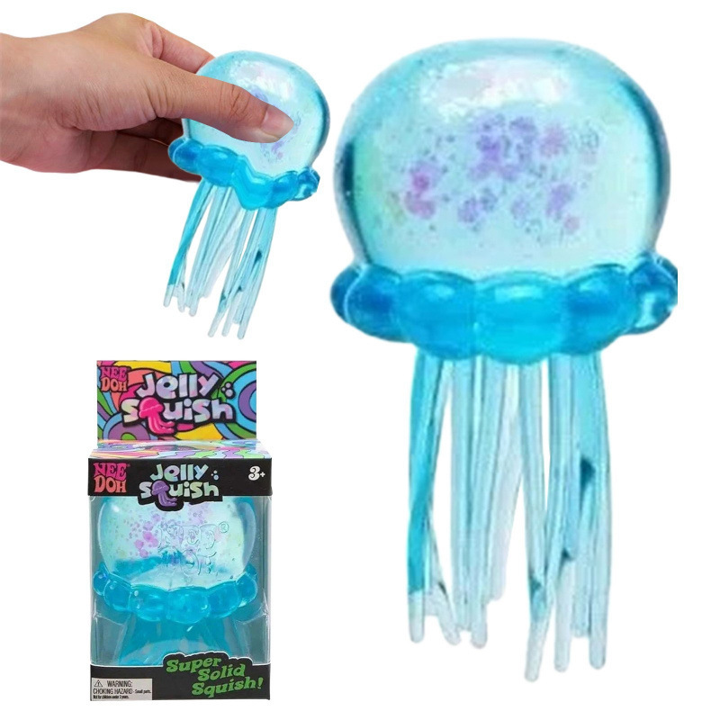 Octopus Toy for Playing in the Water on the Beach, Outdoor Parent-Child Interactive Product, Octopus Stress Relief Squeeze Toy, Realistic Octopus for Stress Relief