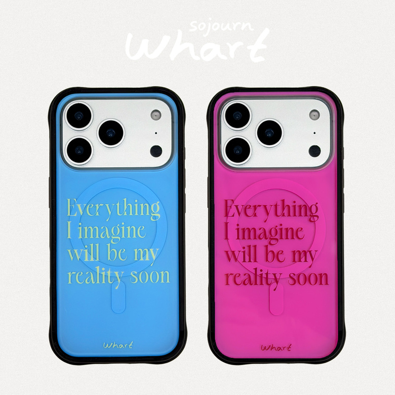 Whart “Manifest” Magnetic Liquid Silicone Dual-Layer Printed Phone Case with Replaceable Back Panel