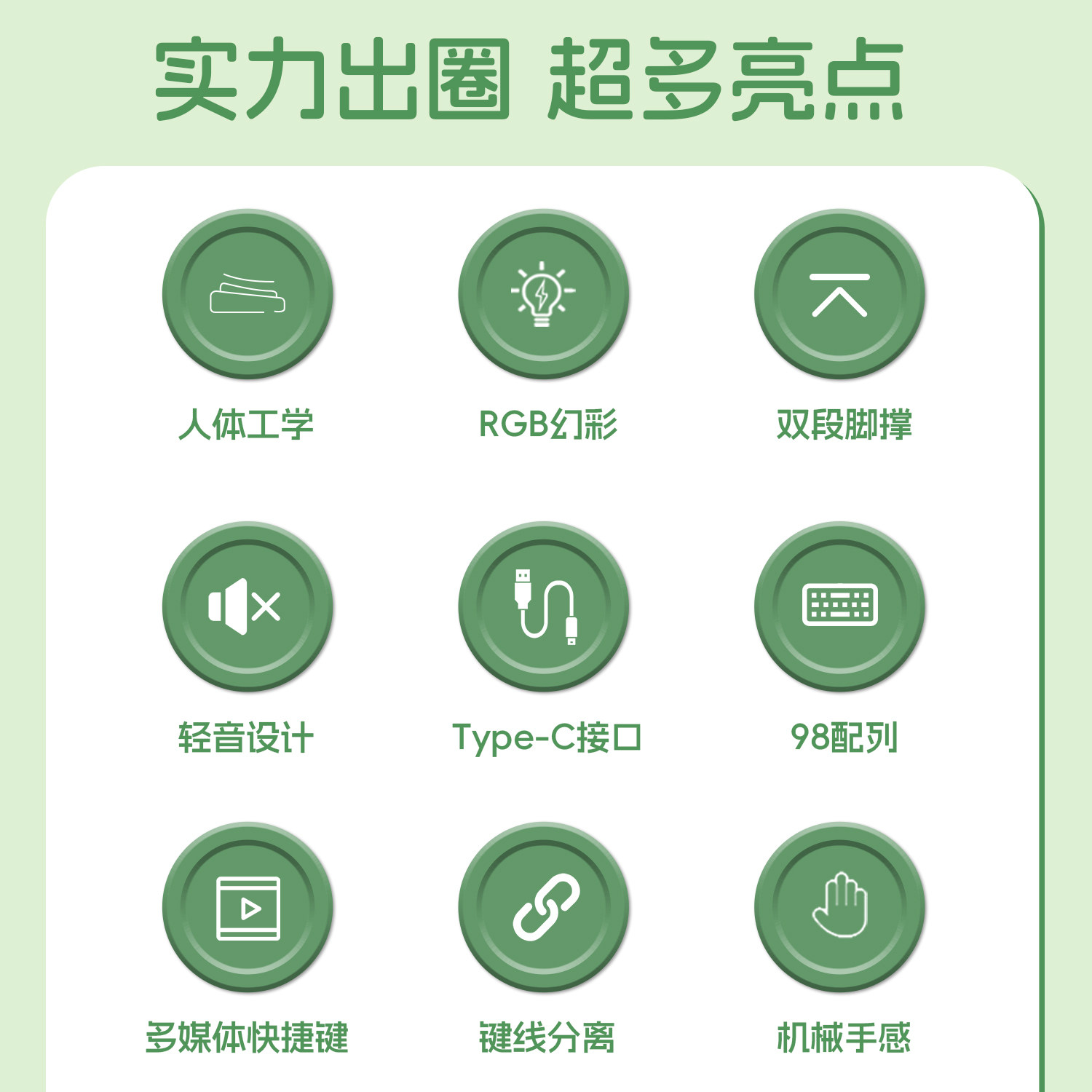 Hp K300 Keyboard Wired Mechanical Feel Typing Office Computer 98 Quiet Sound Unisex Desktop Laptop