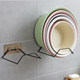 2 bathrooms wrought iron basin without punching toilet