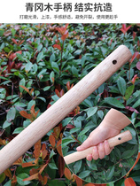 Stainless steel pickaxe NTH steel outdoor cross handle pickaxe pickaxe pickaxe pickaxe small hoe quality exploration tool mountaineering pickaxe