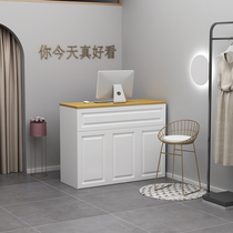 Cashier Desk Eu Style Plane Beauty Mechia Minimalist Modern Small Front Desk Reception Desk Girl Clothing Store Hairdresse