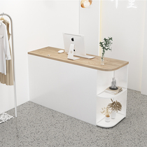 Modern Minimalist Cashiers Clothing Shop Front Desk Womens Clothing Shop Small Bar Desk Counter Beauty Institute Reception Desk