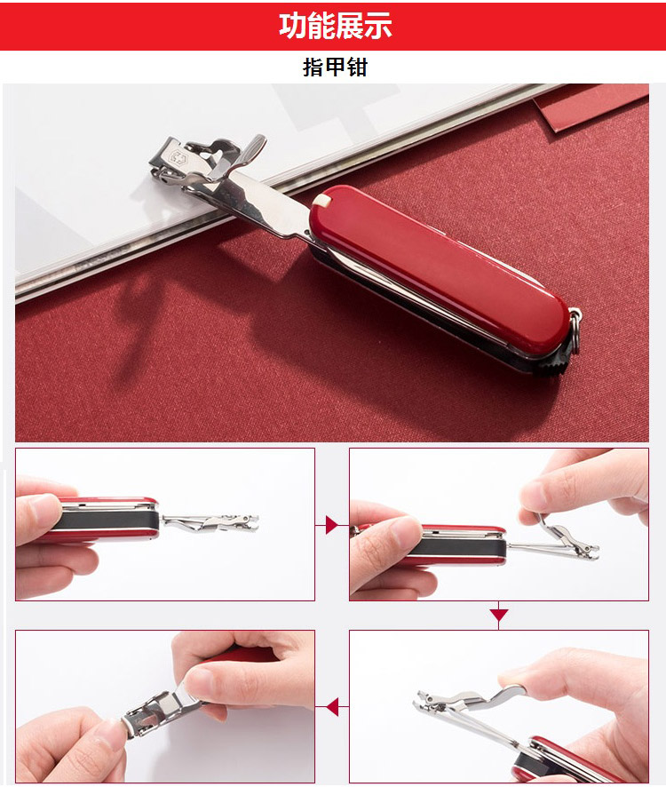 Victorinox Swiss Army Dao cầm tay gấp đa năng dao đa năng quân đội Nga