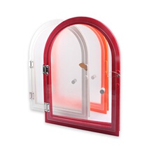 Kitchen door and window opening vegetable market window simple L braised vegetable shop glass window door window frame counter shop roast duck