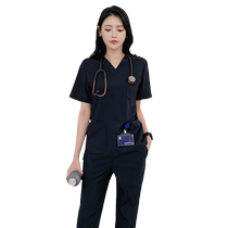 Peili Stomatologist Dental Clinic Work Clothes Hand Clothes for Physicians and Nurses Men and Women Short Sleeve Operating Room Wash Clothes
