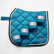 TF harness blue dance horse sweat pad horse leggings sweat-absorbent export horse sweat drawer set professional riding equipment