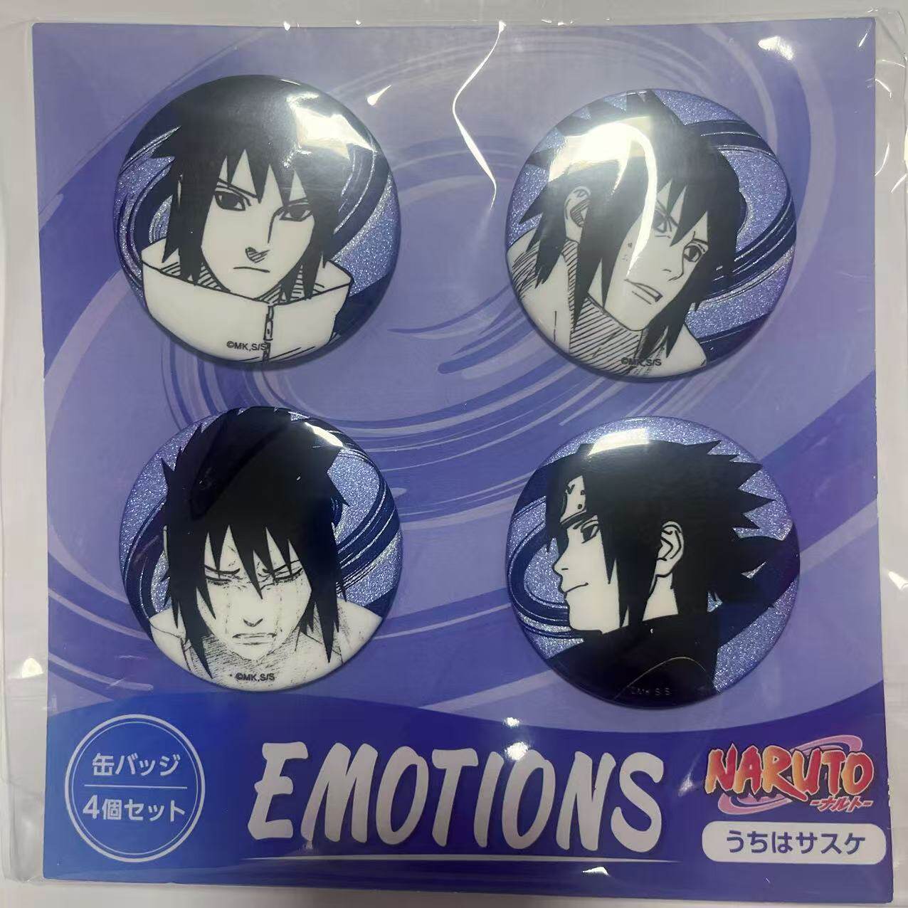 Naruto 25Th Anniversary Js Badge Sasuke 25Th Anniversary Personal Badge with Backing Plate in Stock