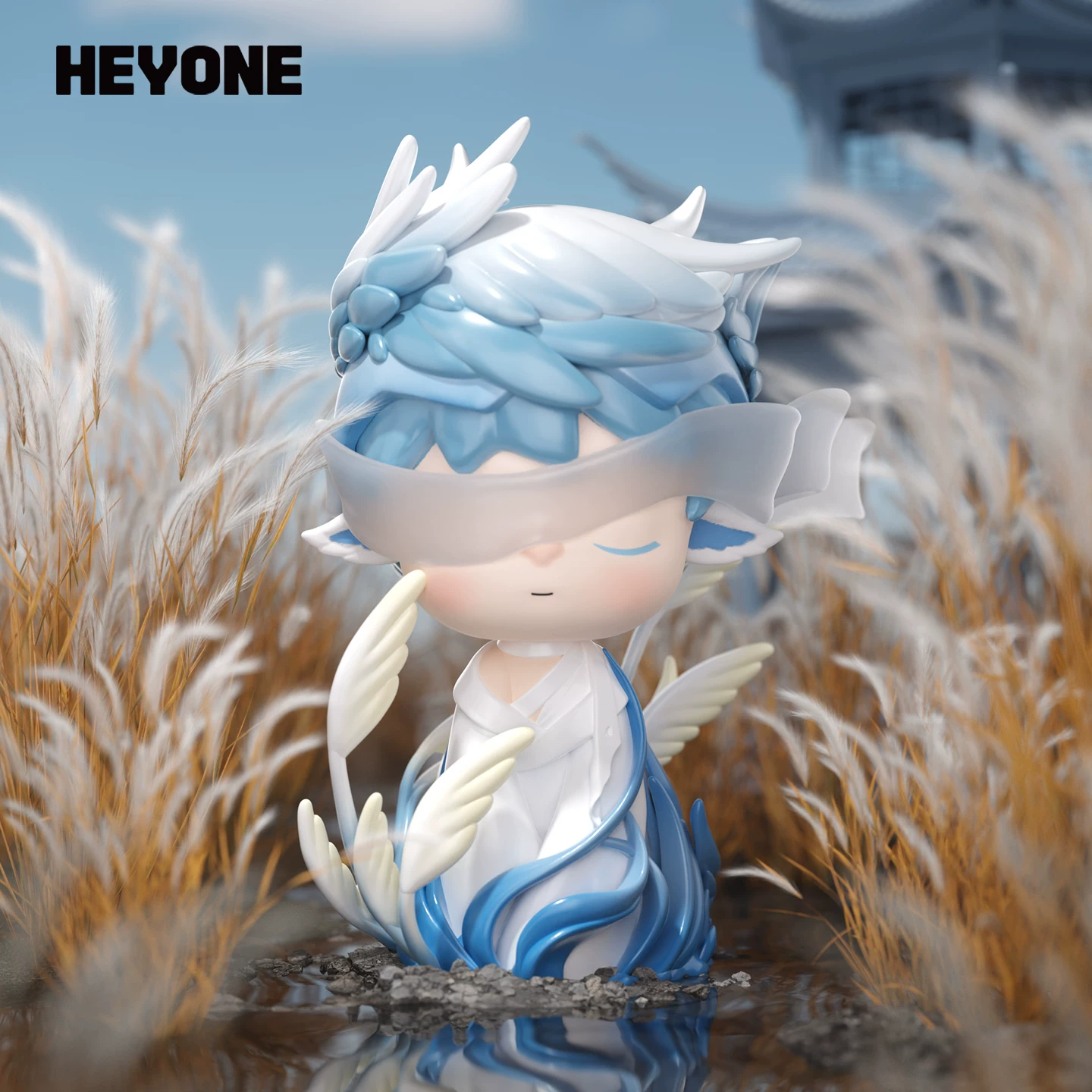 HEYONE Black Play MIMI-Jiuzhou Xing New National Style Series Blind Box Model Trendy Play Model