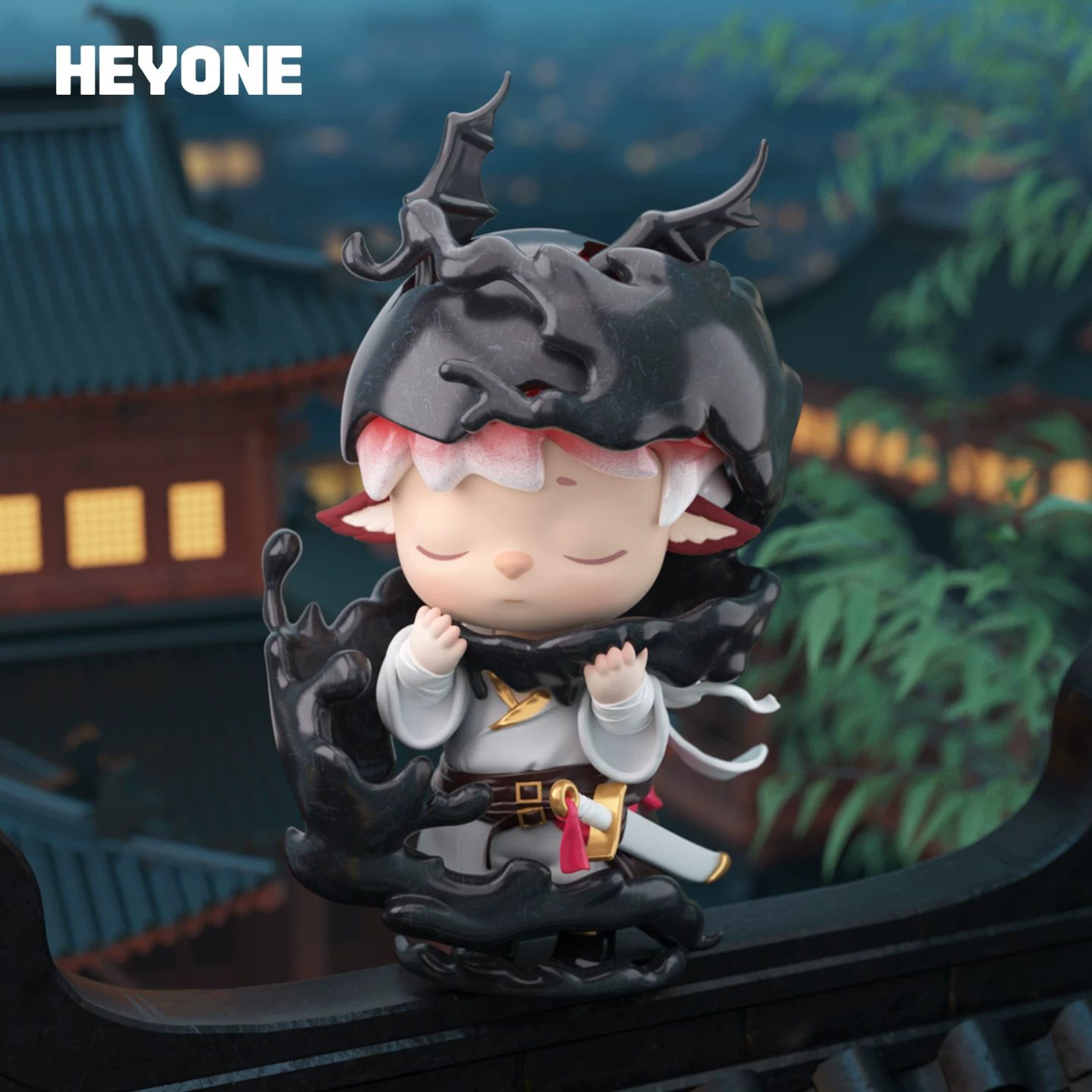 HEYONE Black Play MIMI-Jiuzhou Xing New National Style Series Blind Box Model Trendy Play Model
