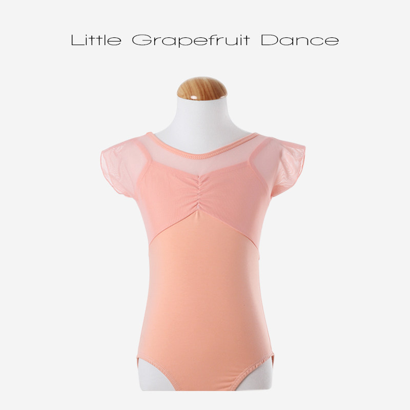 Children's Dance Dresses Boy Girls Small Sleeve Ballet Summer Sleeve Ballet Costumes China Wind Blue