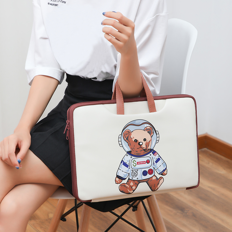 Space Bear Pen Electric Bag 15 6 inches suitable for Dell Games BenhuaSUSTech TianSelected Xiaomi 13 3 Protective sleeves Suitable for HP Dark Shadow Lenovo Notebook 14 Fashion bag 16 1 inch