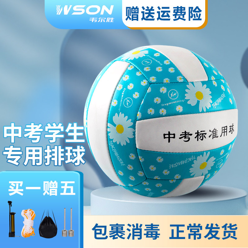 Weilsheng middle school entrance examination volleyball No. 5 middle school students special physical examination soft hard row No. 5 training competition sports outdoor