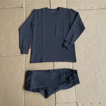 Field Hunting Eagles Dark Grey Warm Inner Dress Pants Suit Round Collar Modale Cotton Winter Anti-Chill Underwear