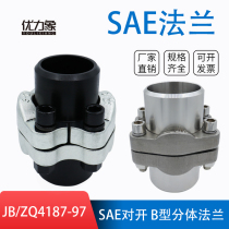 Hydraulic SAE split flange JB ZQ4187-97 B type welded high pressure flange AFKV type BSF type
