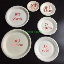 Disposable plate 5 6 7 8 9 10 12 inch cake disk large disc kindergarten painting hand diy