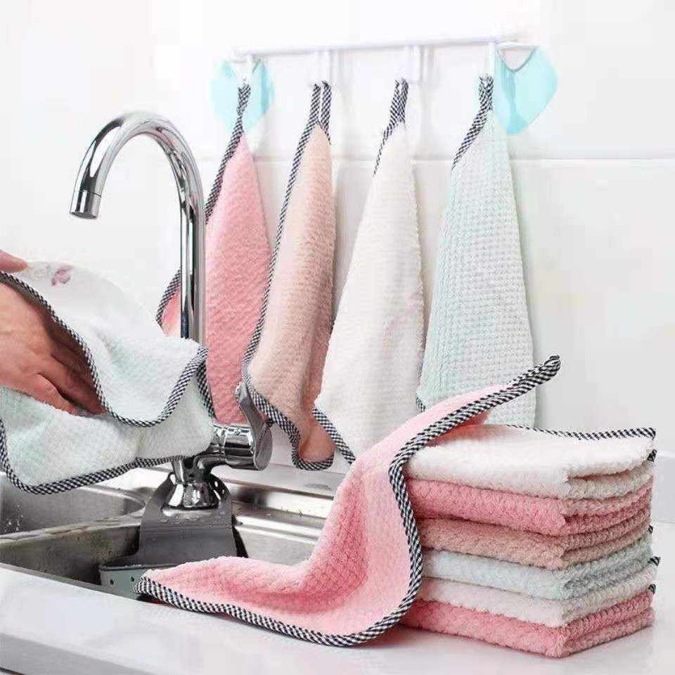 Wash the dishwash cloth without oil without rubber housewipe kitchen wipe tablecloth cleaning cloth and cleaning towel